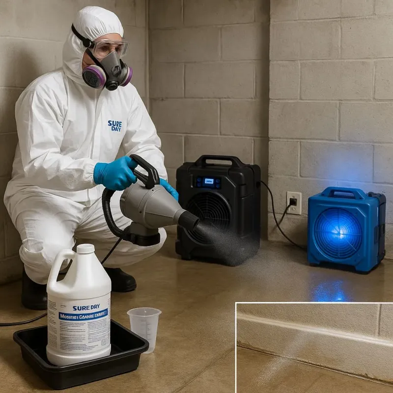 Sanitization and Odor Removal process in Farragut, TN